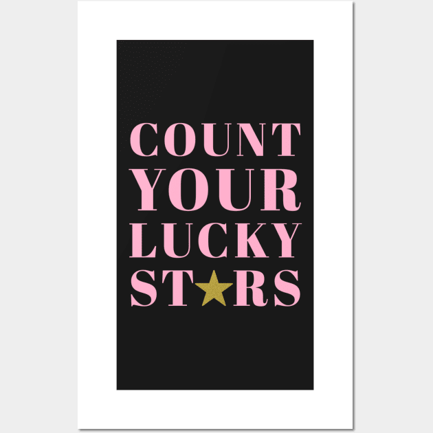 Count Your Lucky Stars Wall Art by CityNoir